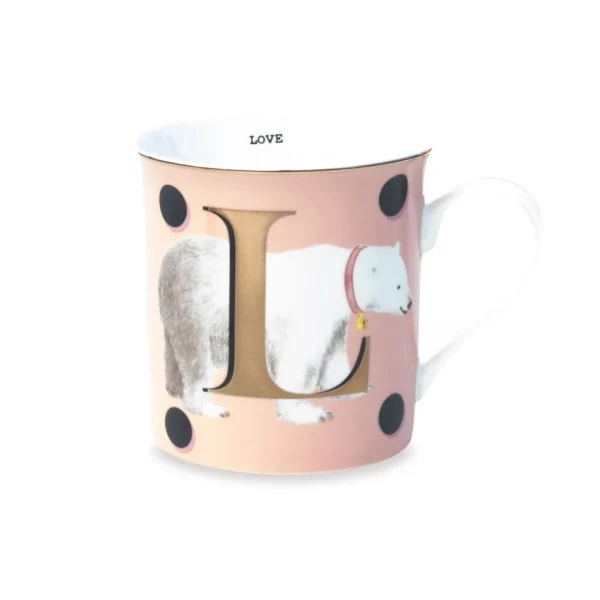 Yvonne Ellen the Gold Edition Alphabet Mugs