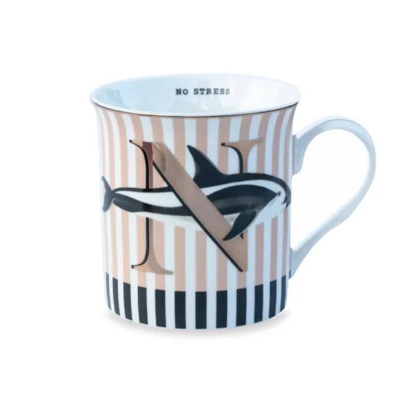 Yvonne Ellen the Gold Edition Alphabet Mugs