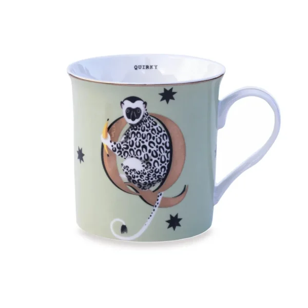Yvonne Ellen the Gold Edition Alphabet Mugs