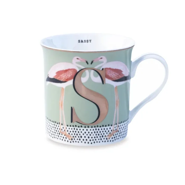 Yvonne Ellen the Gold Edition Alphabet Mugs