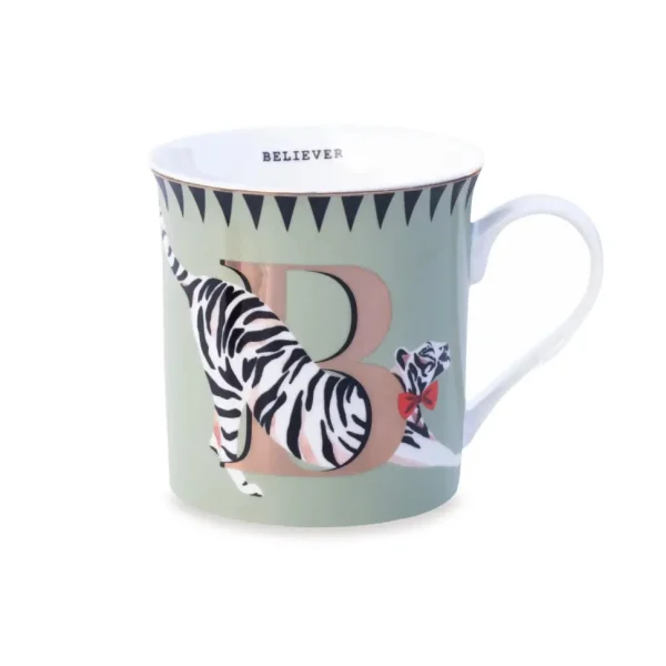 Yvonne Ellen the Gold Edition Alphabet Mugs
