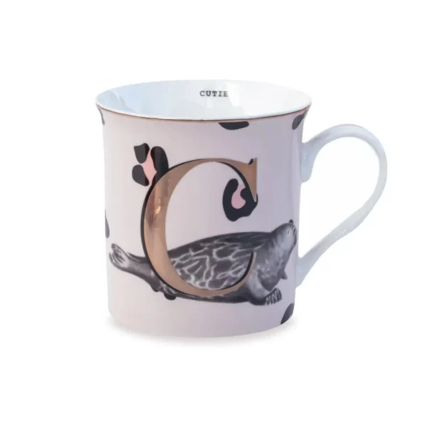 Yvonne Ellen the Gold Edition Alphabet Mugs