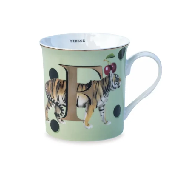 Yvonne Ellen the Gold Edition Alphabet Mugs