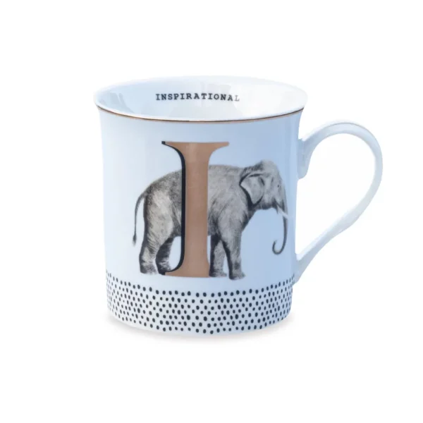 Yvonne Ellen the Gold Edition Alphabet Mugs